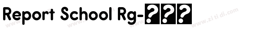 Report School Rg字体转换